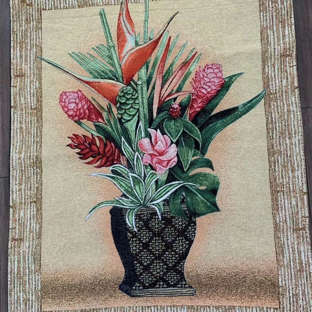 Tropical Garden fine Art Tapestry